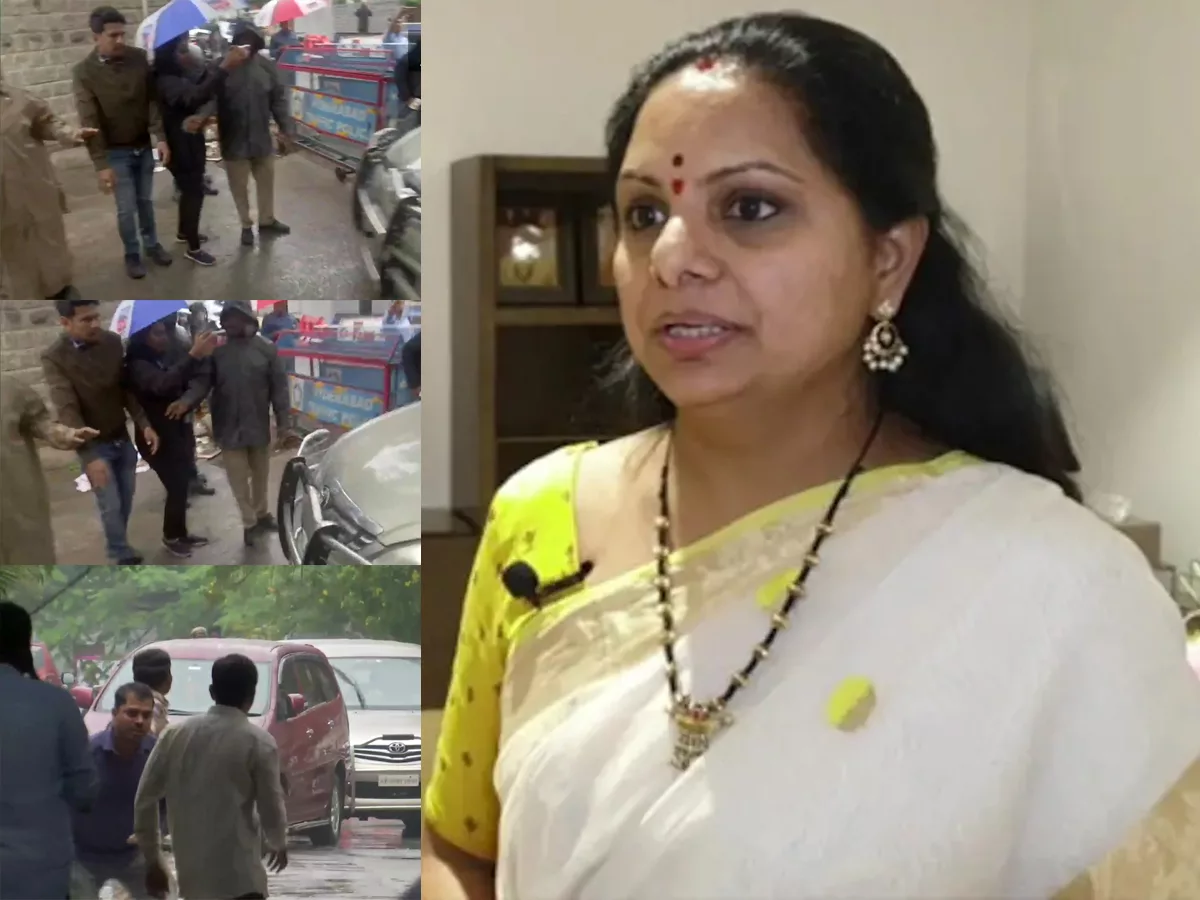 Delhi Liquor Policy Scam:  Security beefed up outside Kavitha residence ahead of CBI questioning
