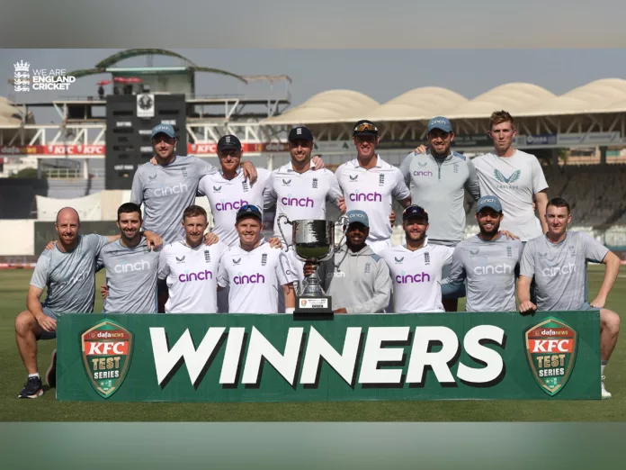 England white washed Pakistan in Test Series after defeating by 8 Wickets in Karachi Test