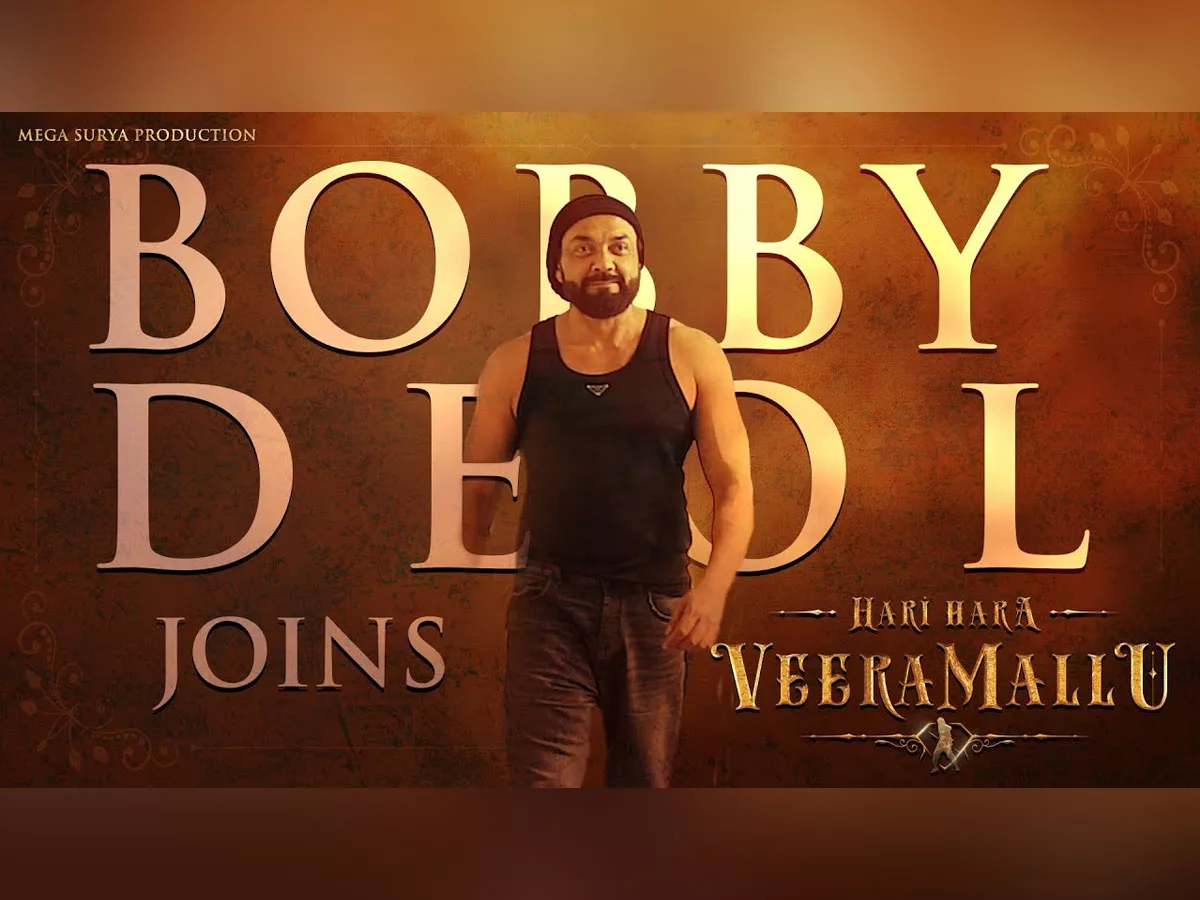 Official Bobby Deol joins Pawan Kalyan Hari Hara Veera Mallu