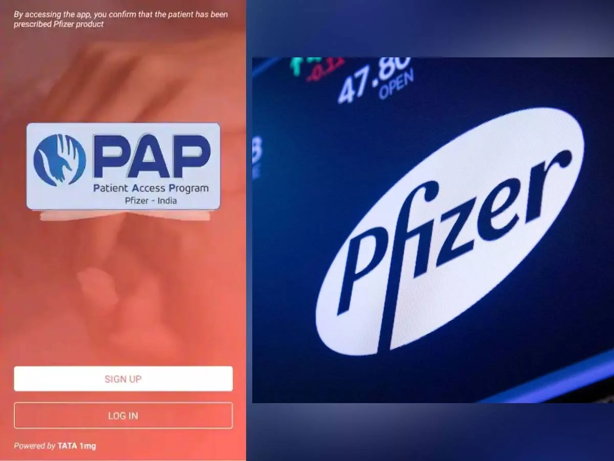 Pfizer India launched a new app in mobiles for PAPs
