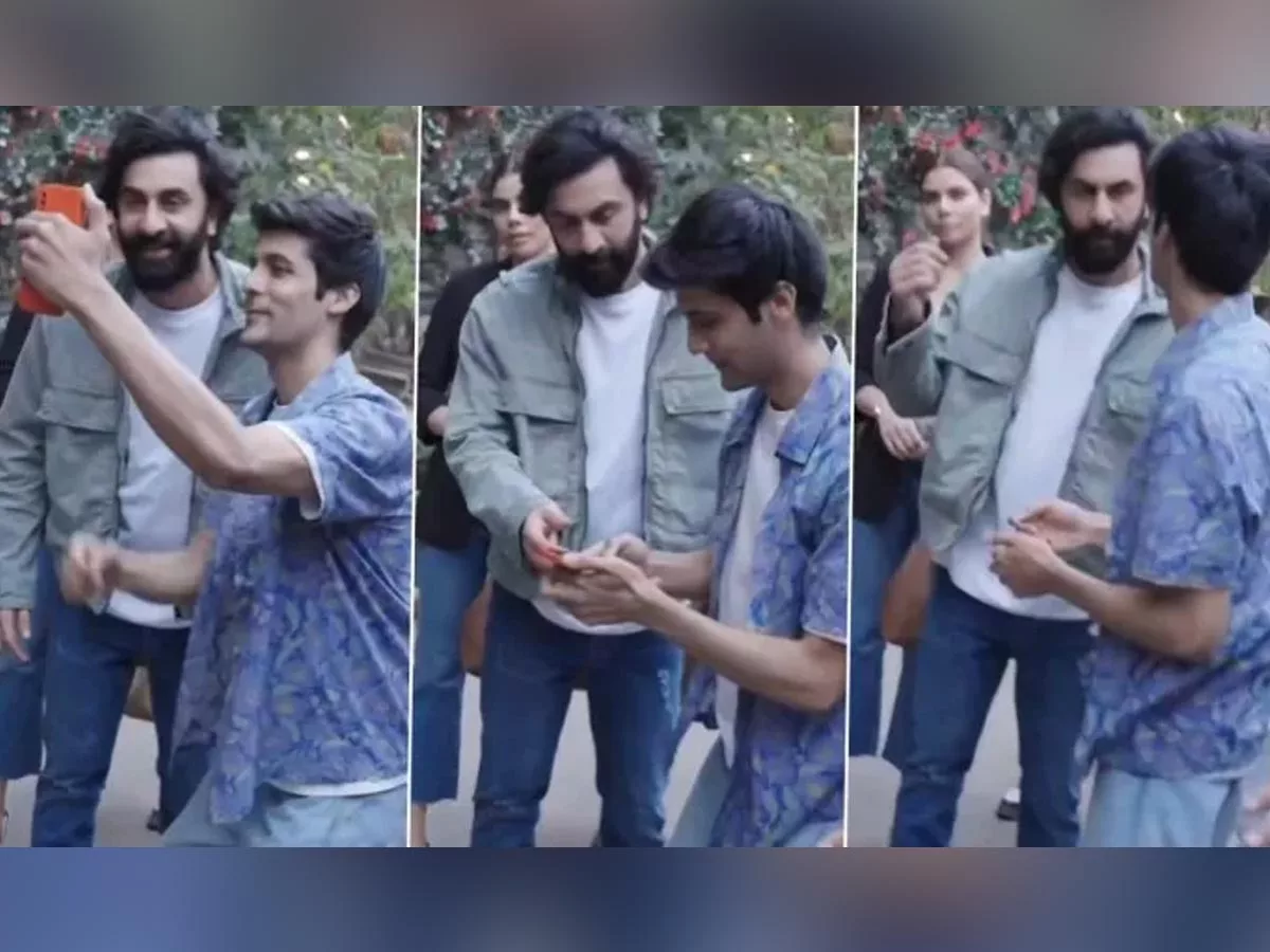 Annoyed Ranbir Kapoor throws away fan phone after Selfie