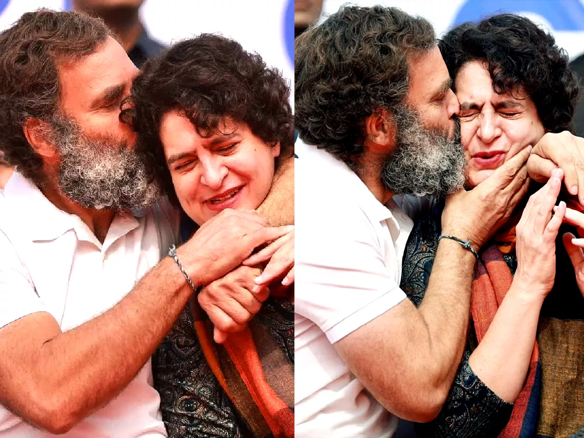 Minister fires on Rahul Gandhi for kissing Priyanka in public