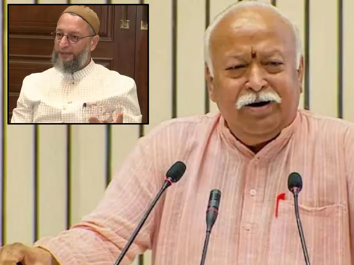 Owaisi : Who is Mohan Bhagwat to give Muslims permission to live in India?