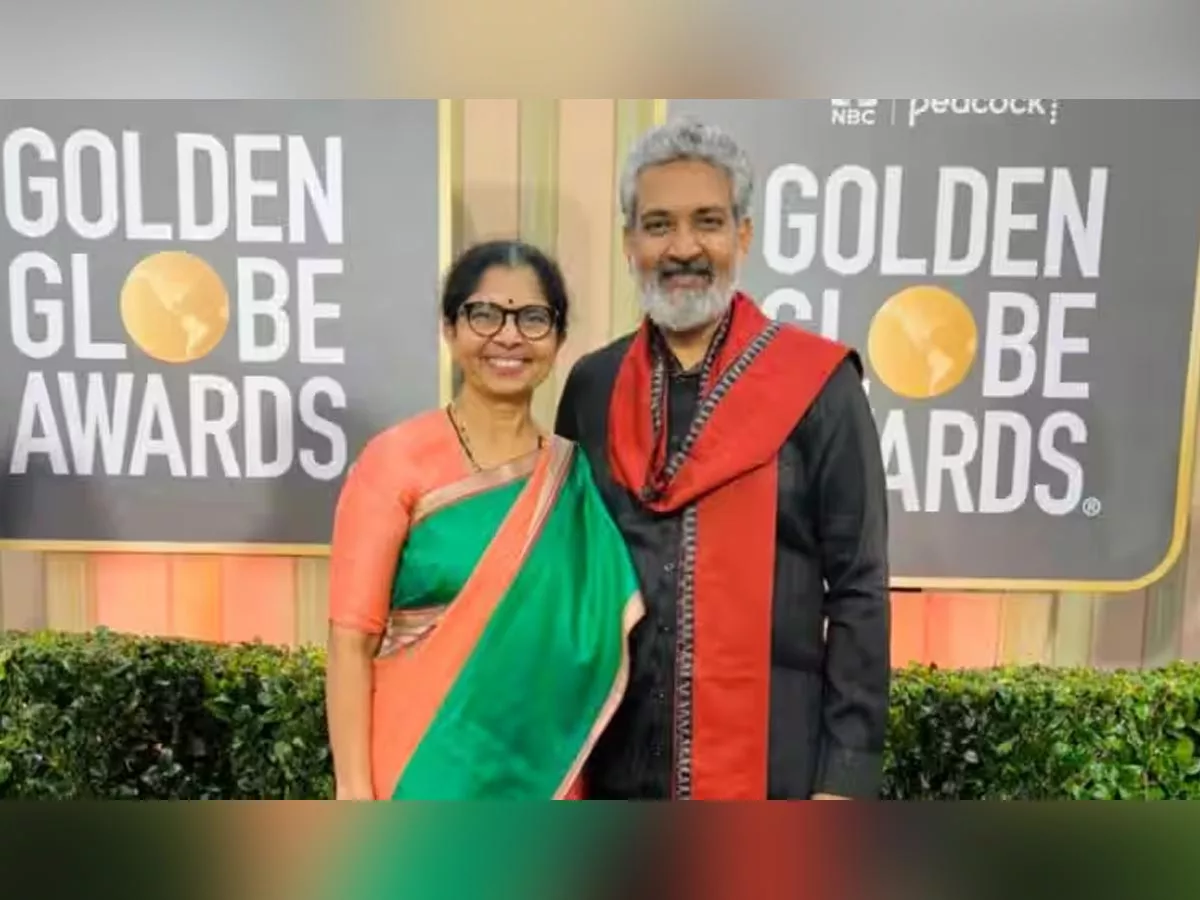 RRR wins Critics Choice Awards, Rajamouli says: My wife Rama is designer of my life