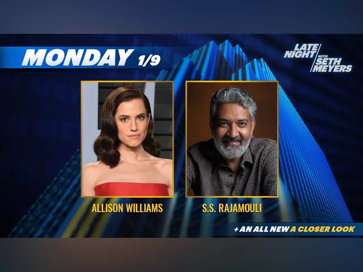 Rajamouli will be guesting on Late Night With Seth Meyers