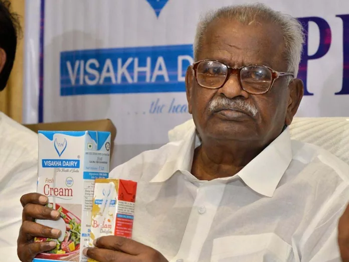 Visakha Diary Chairman Adari Tulasi Rao passes away at 84, AP CM YS Jagan mourns