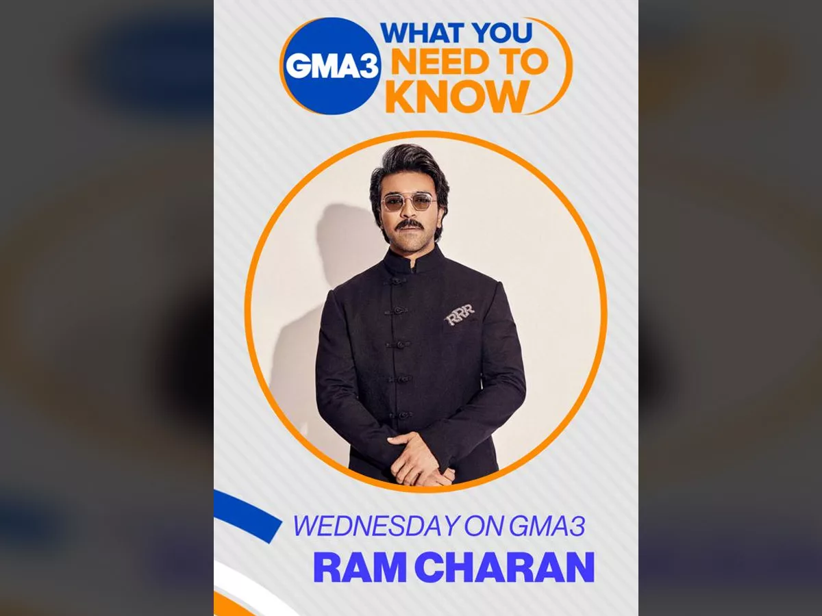 Ram Charan appearance on Good Morning America 3