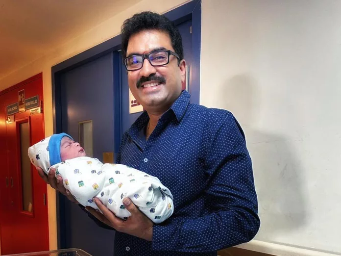 Writer Gopi Mohan wife delivers a baby boy, Photo going viral!