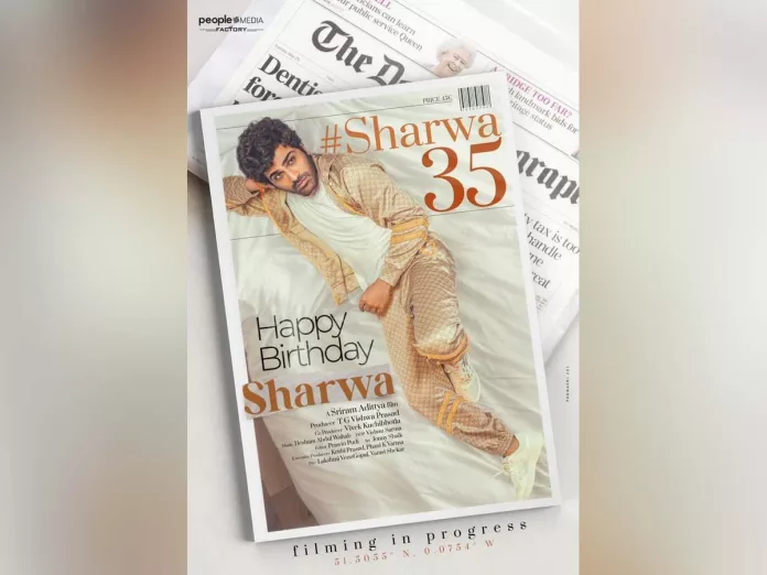 Sharwa35: Sharwanand who flirts with style and swag