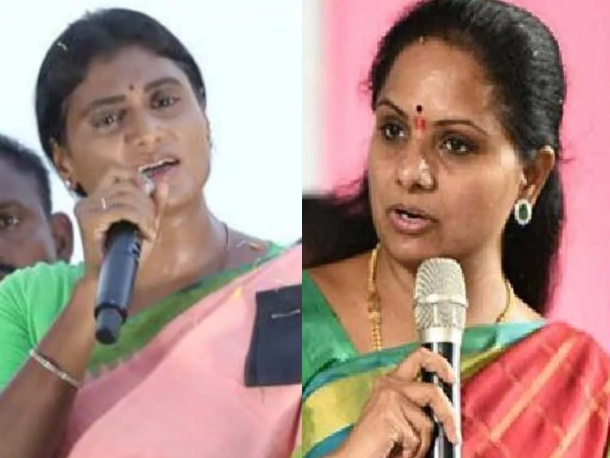 YSRTP chief YS Sharmila criticizes BRS MLC Kavitha