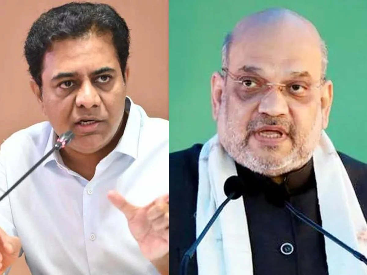 KTR challenge to Amit Shah: Can you show one BJP state that is better than Telangana?