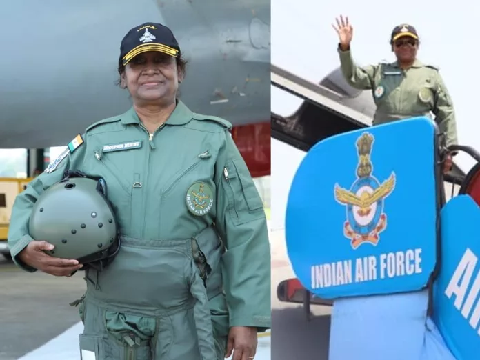 President Droupadi Murmu flies in Sukhoi 30 fighter jet