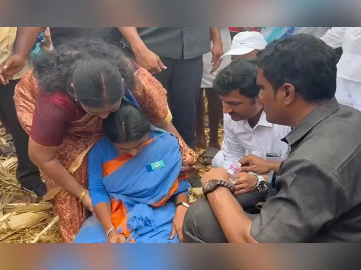 YS Sharmila falls ill during Khammam visit