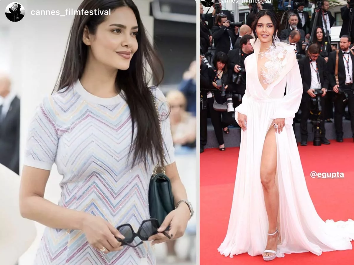 Cannes 2023: Esha Gupta b…d debut with a thigh-slit gown