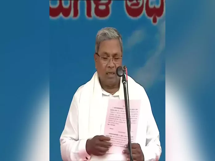 Karnataka swearing-in ceremony: Siddaramaiah sworn in as CM