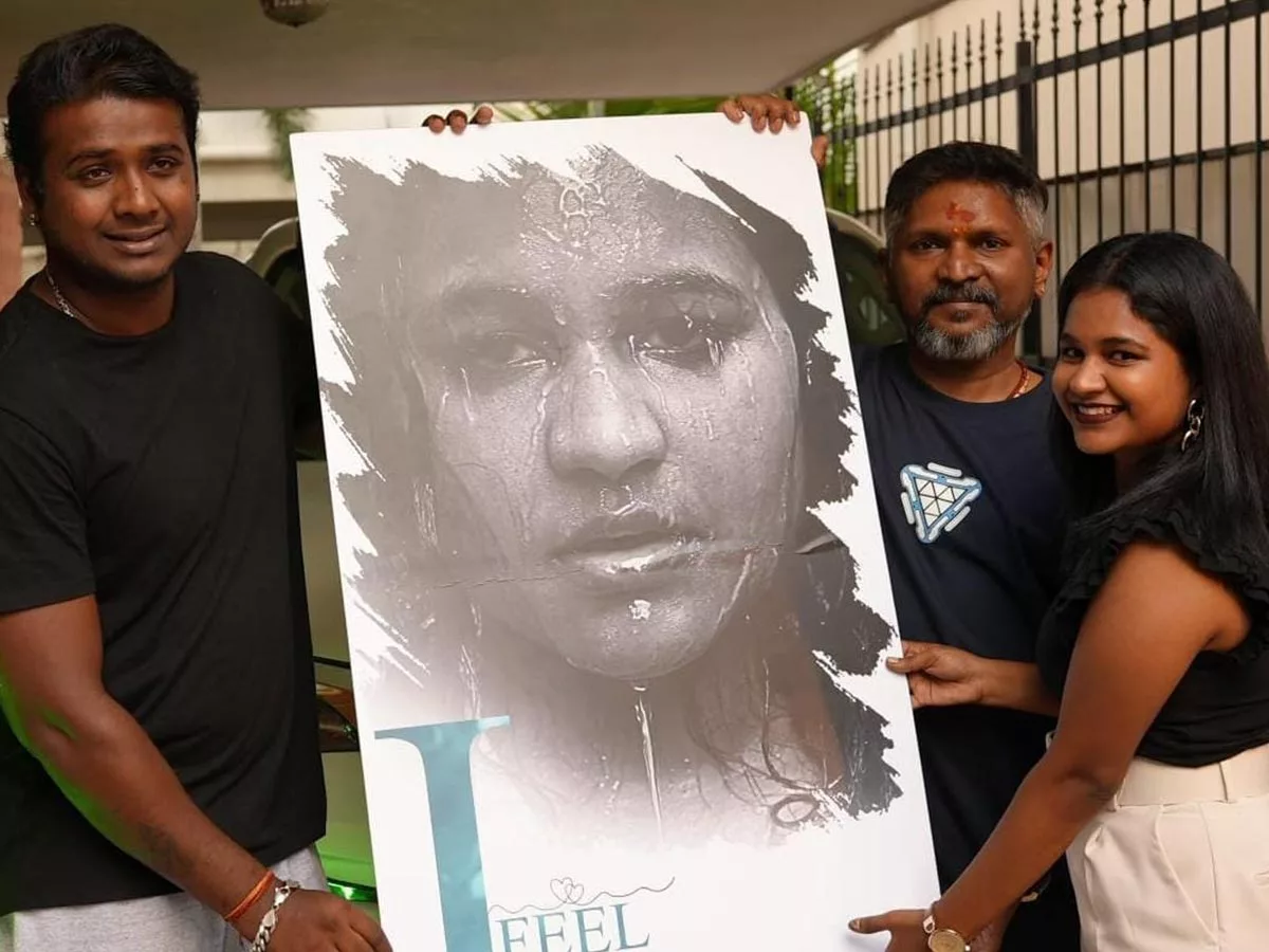 Singer Spoorthi Jithender's Hollywood album I Feel You's poster launched by Oscar winners Prem Rakshit & Rahul Sipligunj
