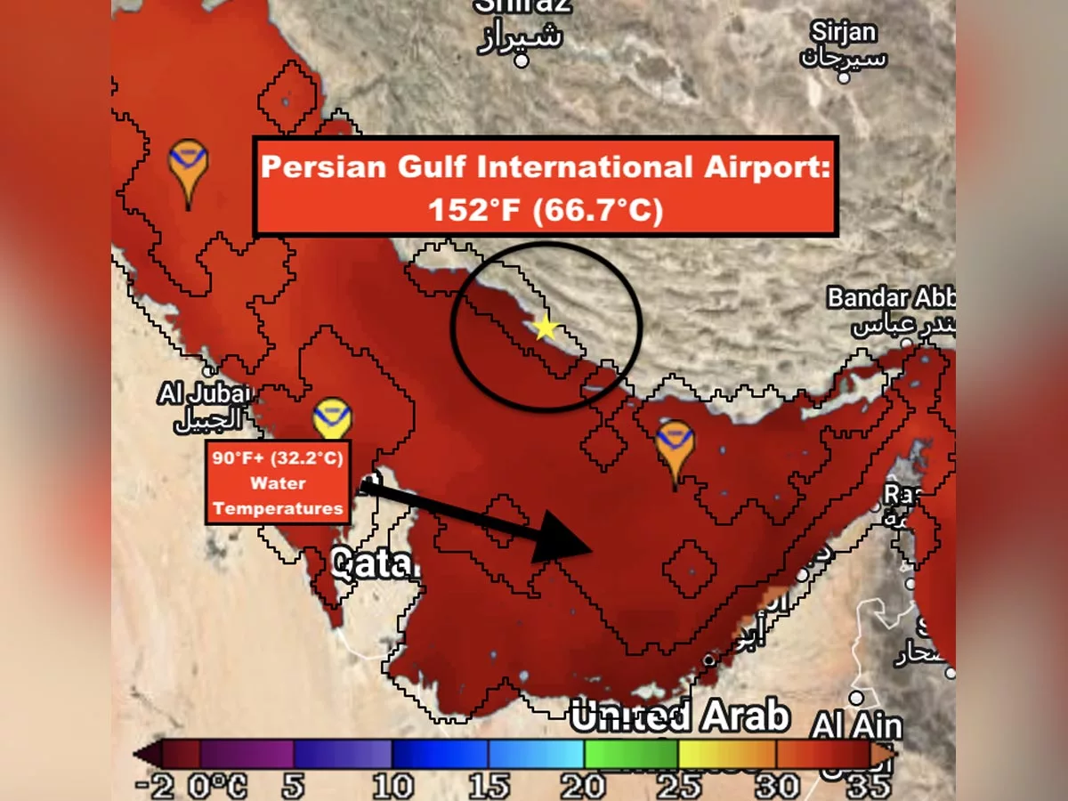 Heat Index: Iran Airport hits 66 Degrees Celsius, Can humans and animals tolerate it?