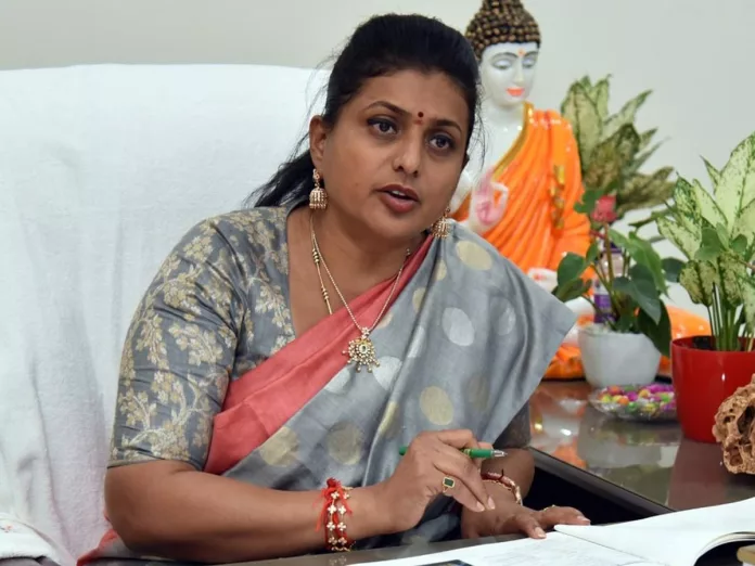 Roja: Does Pawan Kalyan have guts to speak against the KCR government