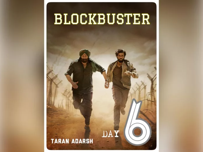 Gadar 2 6 Days Collections: TYPHOON - TSUNAMI - HURRICANE, that’s the power of film at Box office