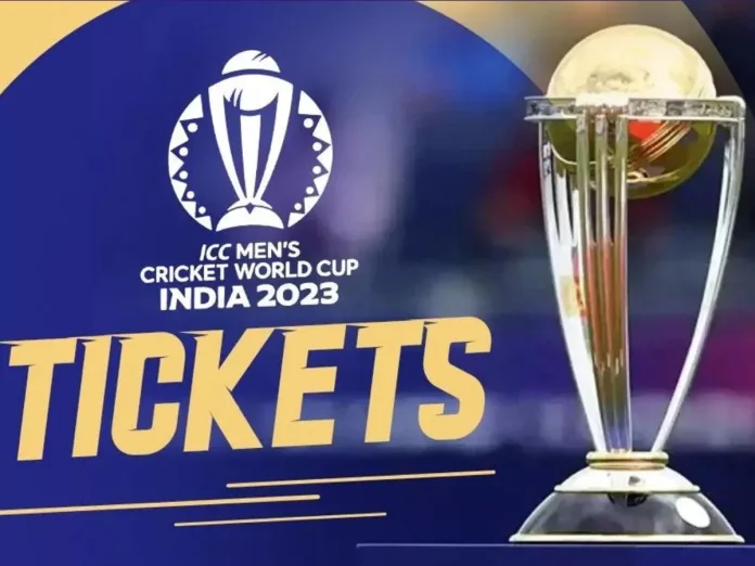 ICC World Cup 2023 Matches Tickets Sale Date announced