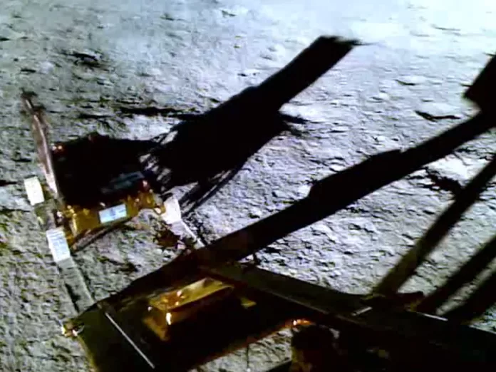 ISRO shares a video how Chandrayaan-3 Rover ramped down from the Lander to Lunar surface