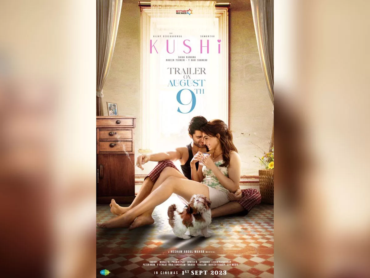 Vijay Deverakonda and Samantha Kushi trailer to be out on this date