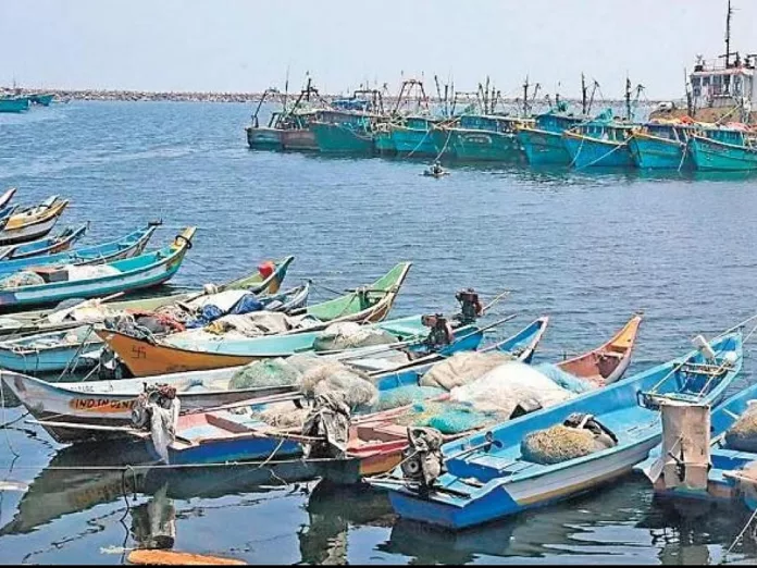 Works apace at seaports and fishing harbours being constructed in Andhra Pradesh