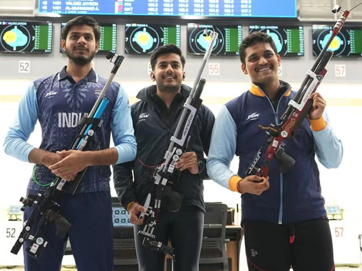 Asian Games 2023: India clinches gold in men’s 10m air rifle