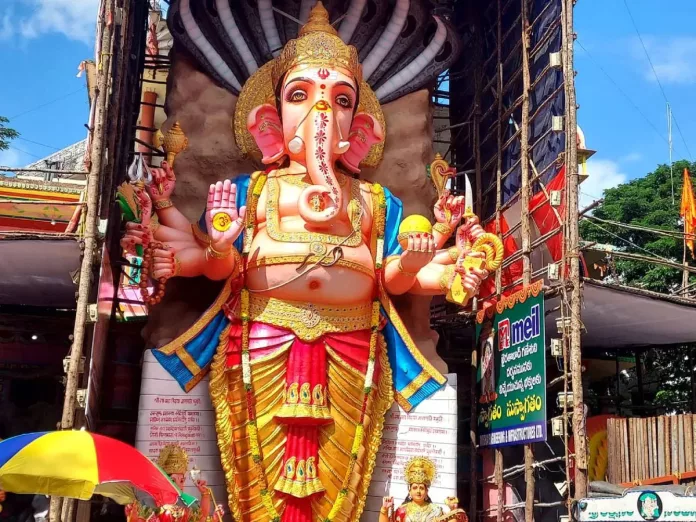Ganesh Chaturthi: 63 Feet Khairatabad Ganesh First Pooja