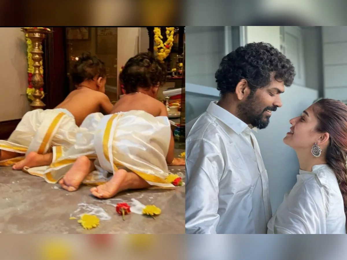 Vignesh and Nayanthara shared pics of twins, celebrate first Krishna Janmashtami with Uyir & Ulag