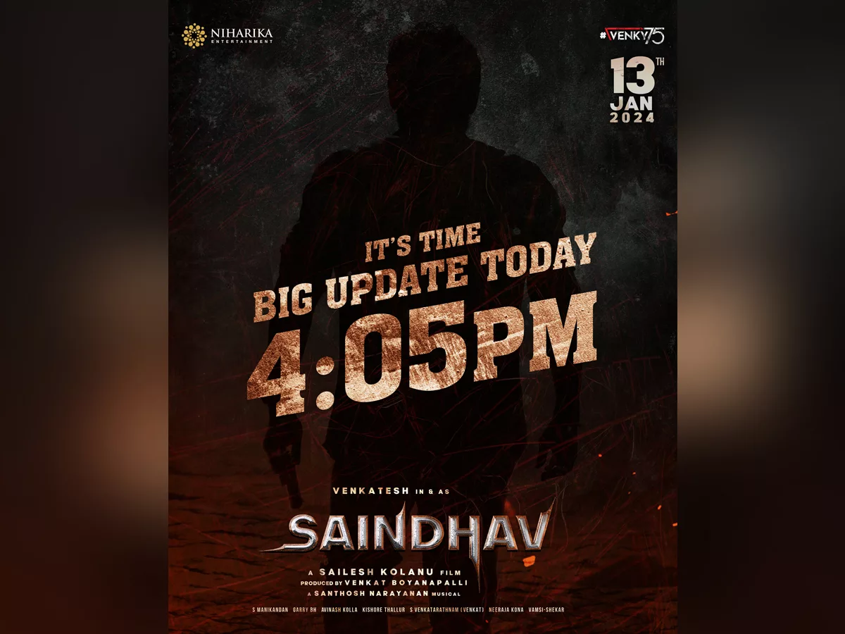 A big update from Saindhav loading today