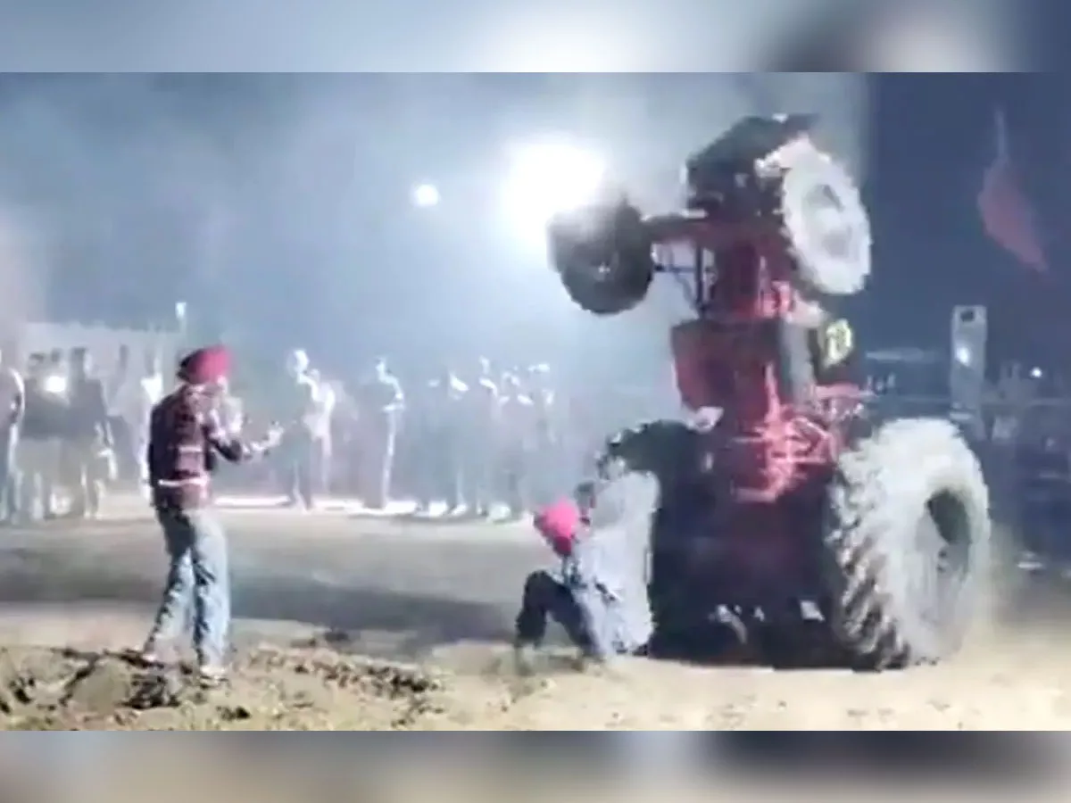 Caught on Cam: Man dies after tractor stunt goes wrong