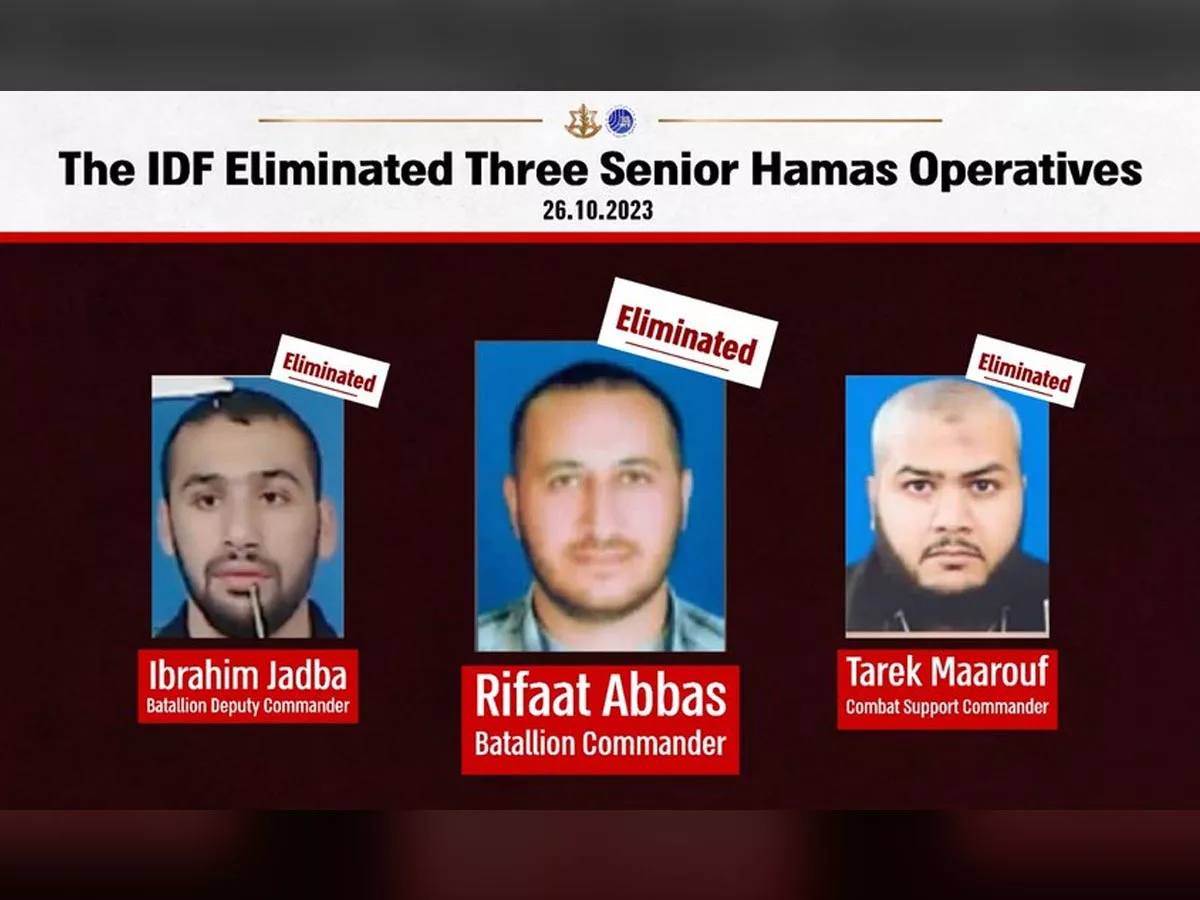 Israel says it killed 3 Senior Hamas Operatives using Fighter Jets