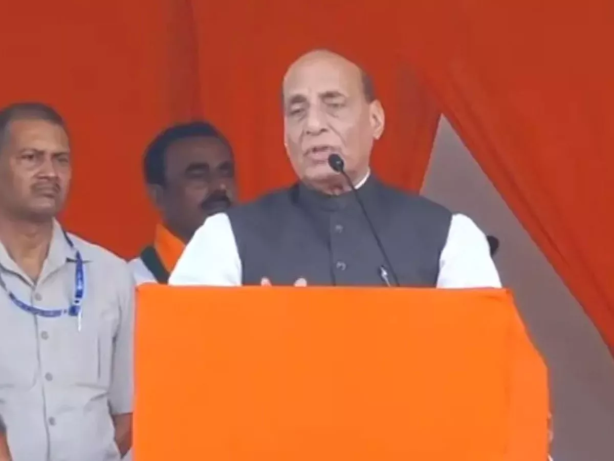 Rajnath Singh targets KCR, he is confident on the victory of BJP