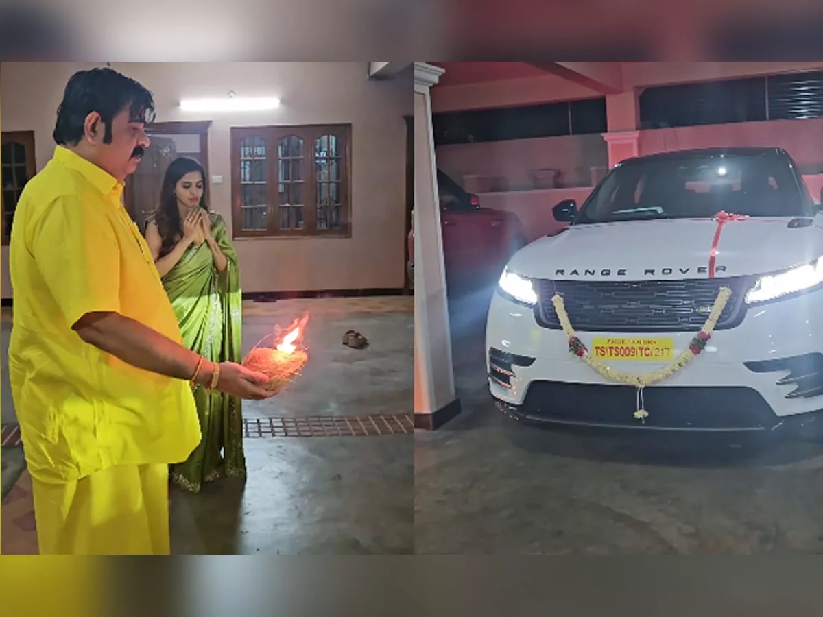 Ashu Reddy buys a New Range Rover Car