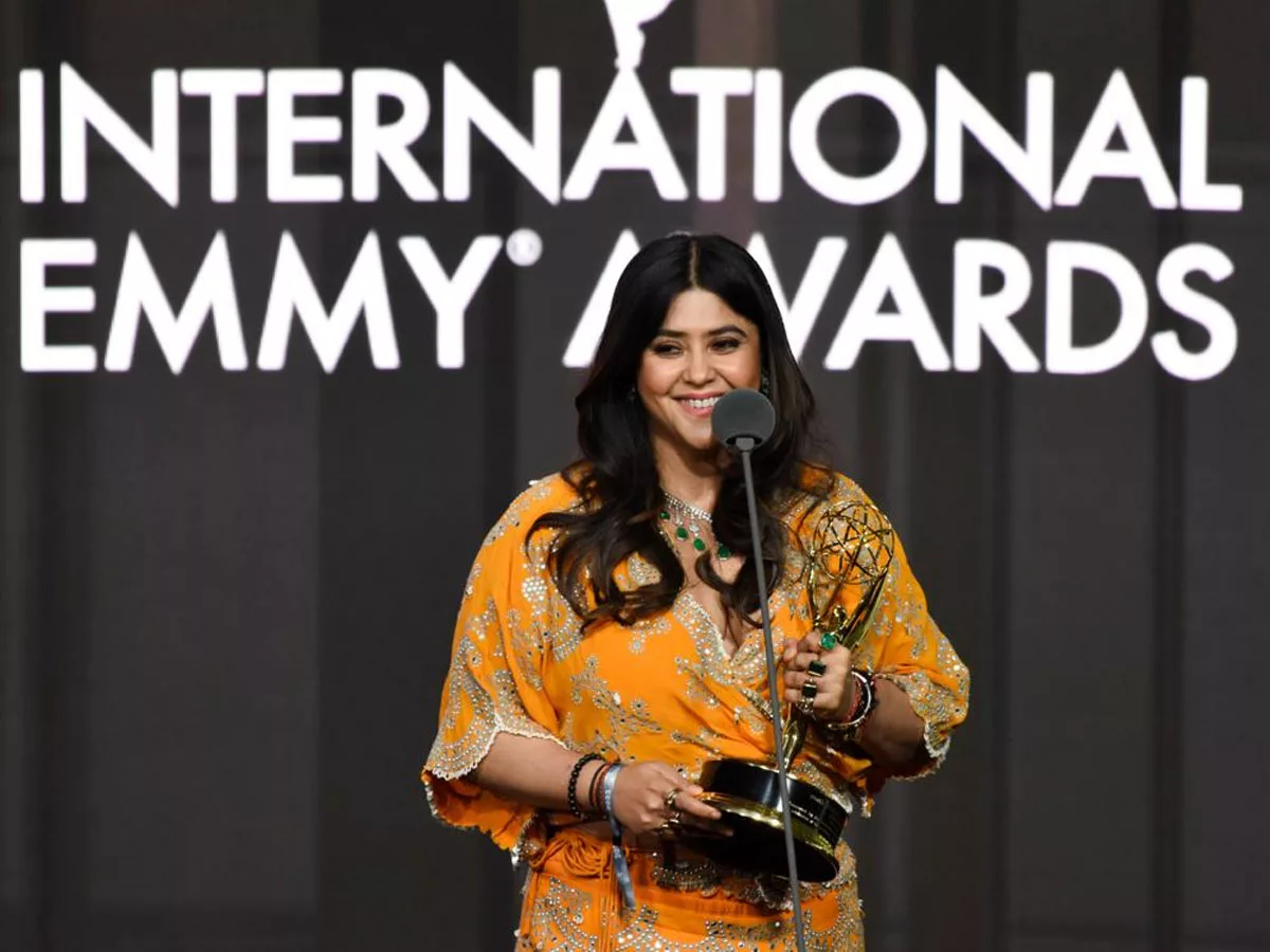 Emmy Awards 2023 Ekta Kapoor and Vir Das win