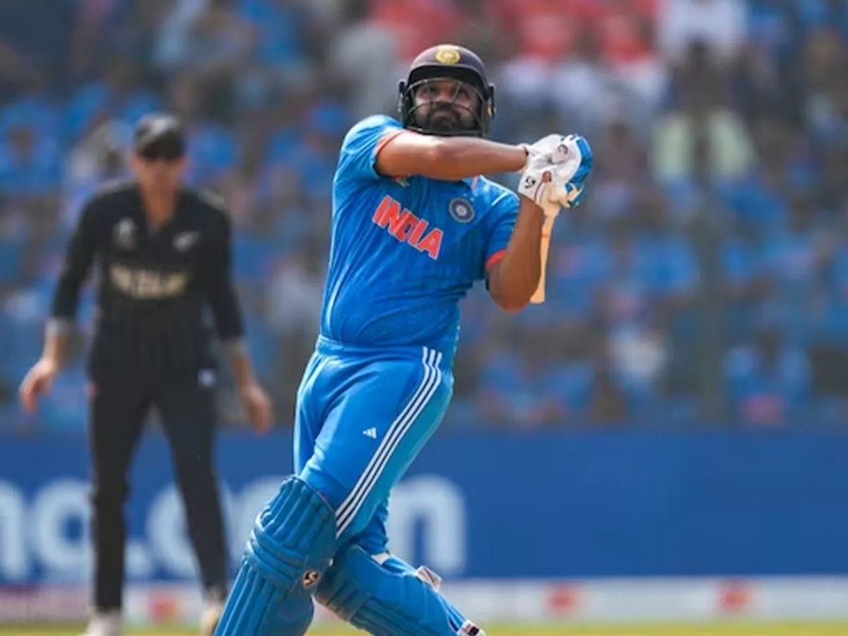 IND Vs NZ: Rohit Sharma becomes first batter to hit 50 sixes in ODI World Cups, breaks Chris Gayle’s record