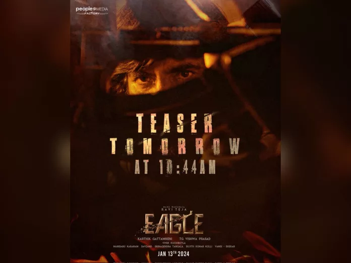 Ravi Teja Eagle teaser date and time locked