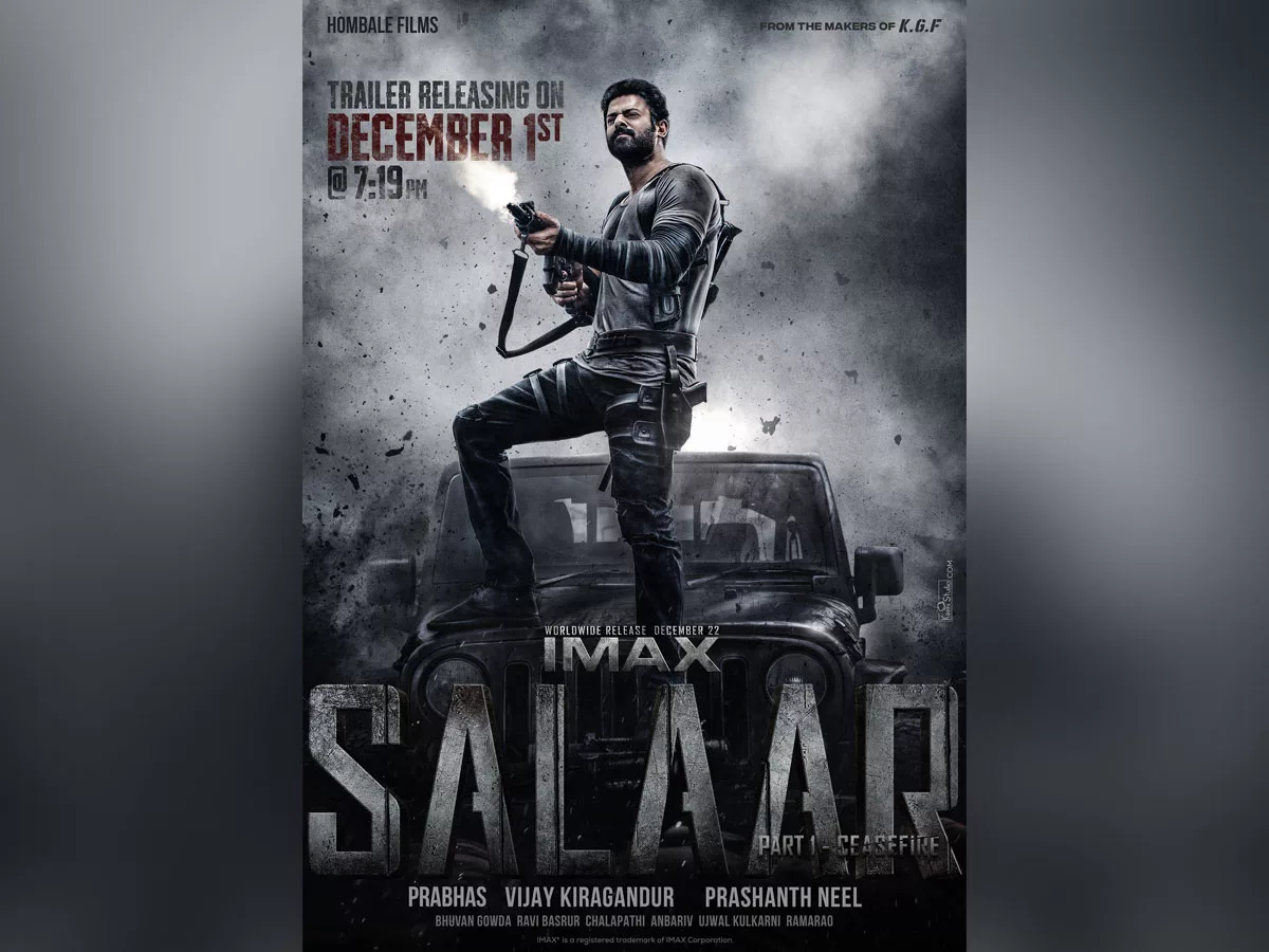 Salaar trailer is set to detonate on Dec 1st