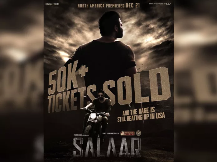 50,000+ tickets sold for Salaar