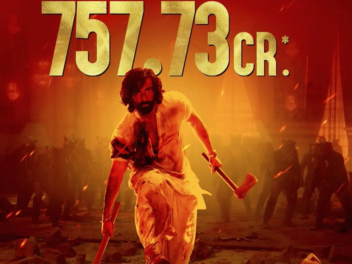 Animal 12 days Worldwide Collections:  Rs 757.73 Cr - Record Breaking Reign Continues