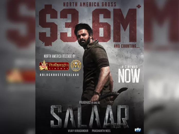 Salaar USA Collections: Crosses $3.6 Million